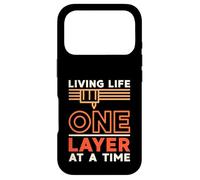 Carcasa para iPhone 17 Pro Living Life One Layer At a Time Propietario de Impresora 3D de impresión 3D