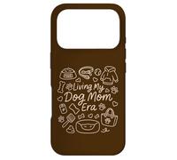 Carcasa para iPhone 17 Pro Living My Dog Mom Era, Funny Doodle Graphic Woman