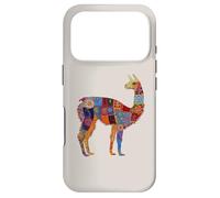 Carcasa para iPhone 17 Pro Llama Alpaca Floral Flores Coloridas Perú Recuerdo Peruano