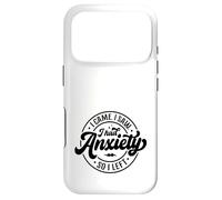 Carcasa para iPhone 17 Pro Llegué y Vi Que tenía ansiedad, así Que me FUI: Dicho Divertido de la Oficina