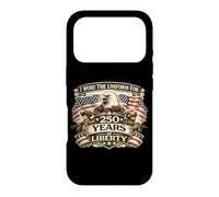 Carcasa para iPhone 17 Pro Llevé Uniforme Durante 250 años, Veterano de la Libertad, Eagle Flags, EE. UU.