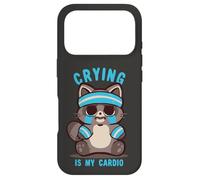 Carcasa para iPhone 17 Pro Llorar es mi Mapache Cardiovascular