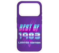 Carcasa para iPhone 17 Pro Lo Mejor de 1983 Bday Party Celebration Vintage 80's Art Design