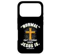 Carcasa para iPhone 17 Pro Lo Normal no va a regresar Jesús es Cristiano Domingo de Pascua