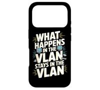 Carcasa para iPhone 17 Pro Lo Que Sucede en la VLAN permanece en la VLAN Funny VLAN