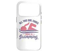 Carcasa para iPhone 17 Pro Lo único Que le Importa a Esta Chica es Nadar - Swim Girl