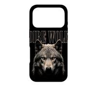 Carcasa para iPhone 17 Pro Lobo Dire Cara Luz De Luna Bosque Fauna Silvestre Naturaleza