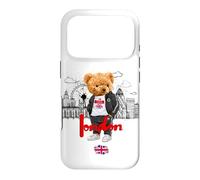 Carcasa para iPhone 17 Pro London Royal Teddy Bear Bad Boy Ilustración Gráfico Anime