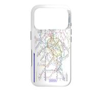 Carcasa para iPhone 17 Pro Londres Reino Unido Metro Train Railway - Souvenir Ruta Mapa Europa