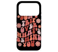 Carcasa para iPhone 17 Pro Look Ahead Not Behind You Retro Groovy Cita