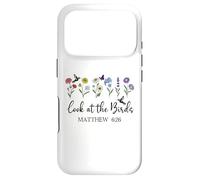 Carcasa para iPhone 17 Pro Look at The Birds Air Scripture Matthew 6:26 Bible Verse God