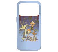 Carcasa para iPhone 17 Pro Looney Tunes Bugs and Daffy The Only Come At Night
