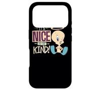 Carcasa para iPhone 17 Pro Looney Tunes Tweety Nice To Be Kind