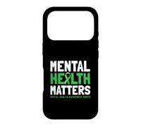 Carcasa para iPhone 17 Pro Los Asuntos de Salud Mental no juzguen la Conciencia de la Cinta Verde