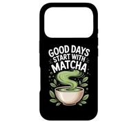 Carcasa para iPhone 17 Pro Los Buenos días comienzan con los Amantes del té Verde Matcha