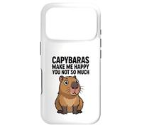 Carcasa para iPhone 17 Pro Los capibaras me Hacen Feliz no Tanto