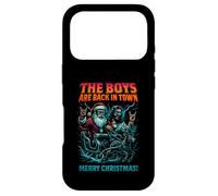 Carcasa para iPhone 17 Pro Los Chicos están de Vuelta en la Ciudad Navidad Jesús Santa Rock n Roll