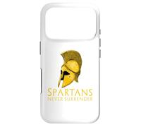 Carcasa para iPhone 17 Pro Los espartanos Nunca se rinden - Historia Griega Antigua Esparta