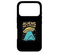 Carcasa para iPhone 17 Pro Los Extraterrestres Son un Psyop Divertido OVNI Desinformación Engaño Alien Meme