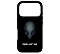 Carcasa para iPhone 17 Pro Los Humanos Divertidos Extraterrestres no Son un Verdadero OVNI Sarcástico Conspiración Broma