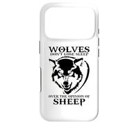 Carcasa para iPhone 17 Pro Los Lobos no Pierden el sueño por la opinión de Las ovejas