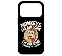 Carcasa para iPhone 17 Pro Los Monos Son increíbles, Soy Impresionante, por lo Tanto, Soy un Mono Lindo