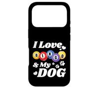 Carcasa para iPhone 17 Pro Love Bingo and Dogs Night Lucky Game Party