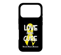 Carcasa para iPhone 17 Pro Love Cure Hope Yellow Ribbon Sarcoma Cancer Awareness