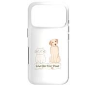 Carcasa para iPhone 17 Pro Love has Four Paws.El Perro y el Gato Tienen Cuatro Patas.