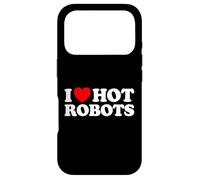 Carcasa para iPhone 17 Pro Love Hot Robot Android AI Diversión Extraño BOT Sintetizador