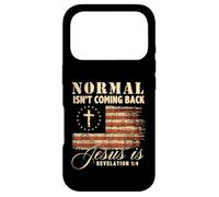 Carcasa para iPhone 17 Pro Love In Faith Normal ISN’t Coming Back Christian