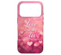 Carcasa para iPhone 17 Pro Love is in The Air Pink Hearts Valentine