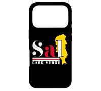 Carcasa para iPhone 17 Pro Love Sal Cabo Cabo Verde con Emblema caboverdiano