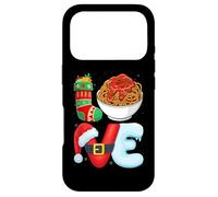Carcasa para iPhone 17 Pro Love Spaghetti Pasta Xmas Holiday Italian Food Christmas