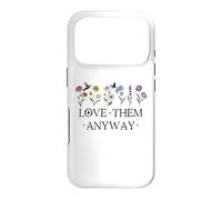 Carcasa para iPhone 17 Pro Love Them Anyway Bible Verse Matthew 5:44 Faith Luke 23:24