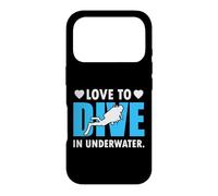 Carcasa para iPhone 17 Pro Love To Dive In Underwater Funny Scuba Diver Diving