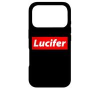 Carcasa para iPhone 17 Pro Lucifer Disfraz de Halloween Satanás Simbolismo Oculto Satánico