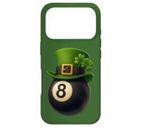 Carcasa para iPhone 17 Pro Lucky Eight 8 Ball Shirt with Shamrock and Four Leaf Clover