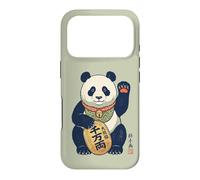 Carcasa para iPhone 17 Pro Lucky Maneki Neko Panda Ukiyo-e Arte Japonés Estética