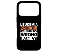 Carcasa para iPhone 17 Pro Lukemia Messed with Wrong Family Blood Cancer Awareness