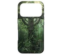 Carcasa para iPhone 17 Pro Lunatico Croce celtica Mitologia irlandese Gotico