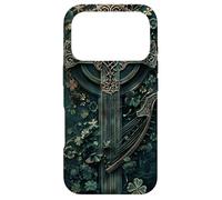 Carcasa para iPhone 17 Pro Lunatico Croce celtica Mitologia irlandese Gotico
