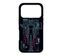 Carcasa para iPhone 17 Pro M3GAN Model Schematic Endoskeleton
