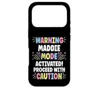 Carcasa para iPhone 17 Pro Maddie Personalized Name Funny Cute Custom Maddie Name