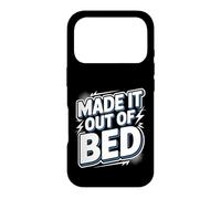 Carcasa para iPhone 17 Pro Made It out of Bed Logro Éxito de la mañana ||-