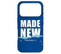 Carcasa para iPhone 17 Pro Made New in Christ Jesus: Christian Faith Baptism 2 Cor 5:17