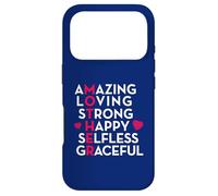 Carcasa para iPhone 17 Pro Madre Increíble Amoroso Fuerte Feliz Desinteresado Agradable