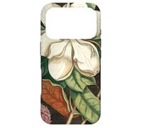 Carcasa para iPhone 17 Pro Magnolia Flower Rustic Vintage Botanical Illustration