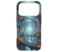Carcasa para iPhone 17 Pro Mago Fantasía Ciudad Subterránea Portal Espiral Caverna