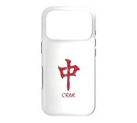 Carcasa para iPhone 17 Pro Mahjong Lovers Crak Red Dragon Símbolo Azulejos Puntos Bam Kung